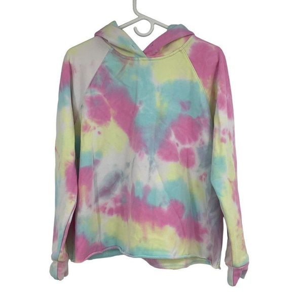 Dance & Marvel Sweatshirt Hoodie Tie Dye Large Women 2587 Vici GUC Pullover - Picture 1 of 9